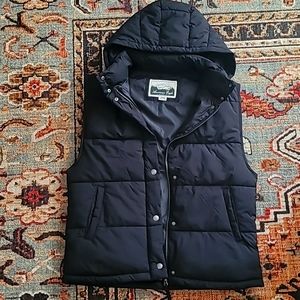 Oversized puffer vest